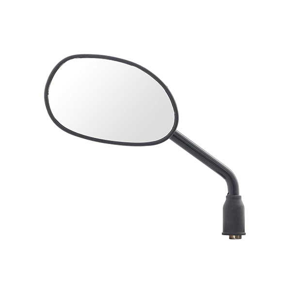 Uno Minda RV-5007L Shatterproof Glass Rear View Mirror(With Adaptor)-Left Hand For Hero CBG, Ambition  